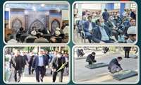 سرپرست شرکت توزیع نیروی برق استان لرستان به مناسبت آغاز هفته دولت با نماینده ولی فقیه در استان دیدار نمودند.