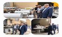 بازدید مهندس جمشیدی ازانبارها و تجهیزات شبکه برق لرستان برای مقابله با پدیده النینو