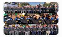 حضور پر شور کارکنان خدوم شرکت توزیع برق استان لرستان در همایش صد هزار نفری جان فدایان ایران